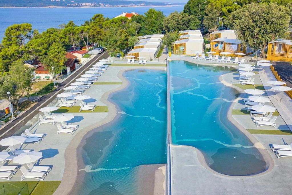 Sea House Pool & Jacuzzi, Bikes, Sup - Privilege Point Camping & Villas Selce Exterior foto